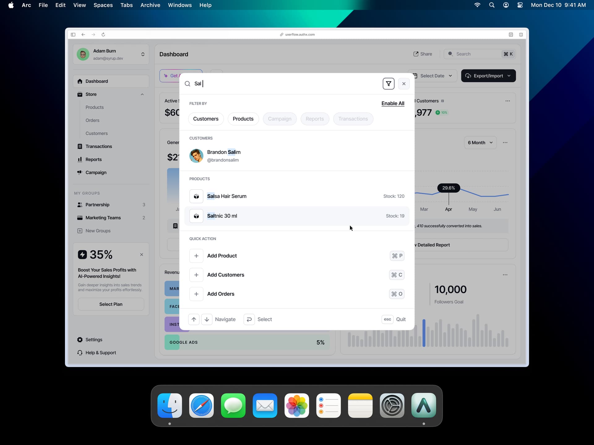 Seal CMS board view with content cards