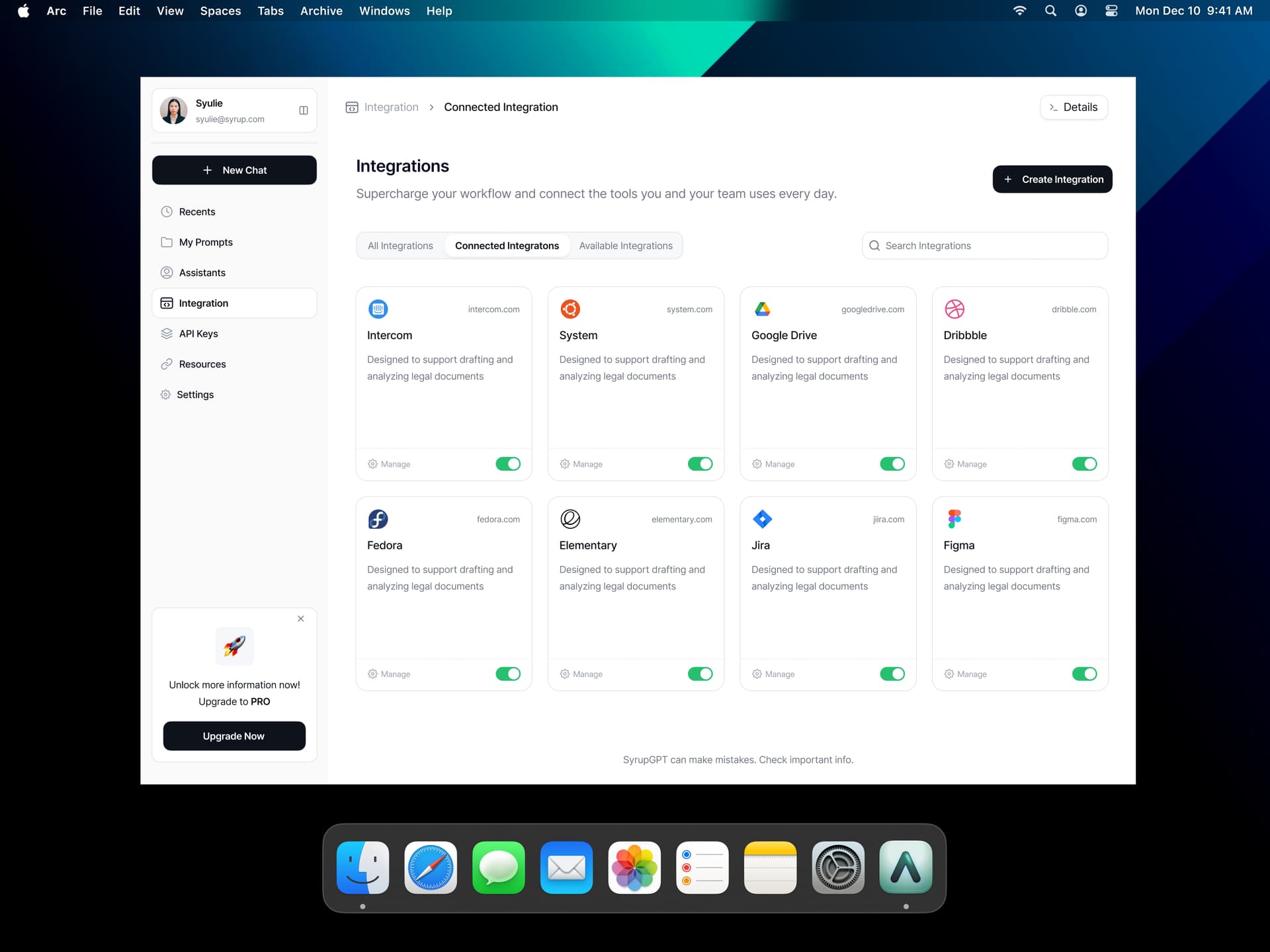 Syrup GPT client communication drafts