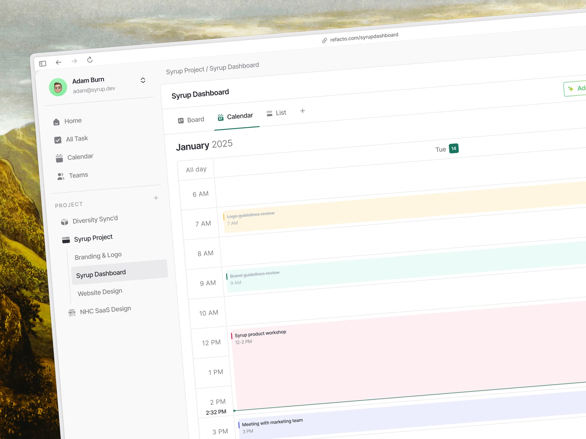 Quick Book notifications and reminders